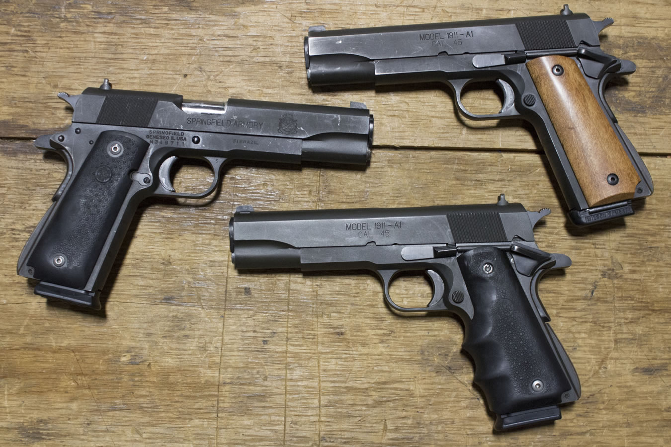 Springfield 1911-A1 45 ACP Police Trade-ins (Fair Condition)